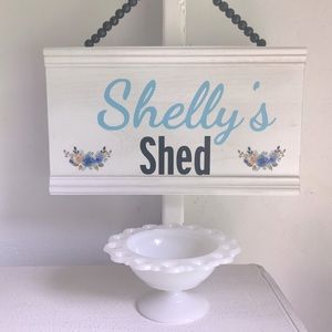 Anchor Hocking Milk Glass Candy Dish